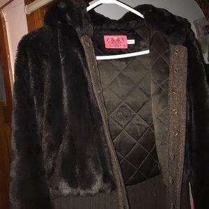 Juicy Couture Faux Fur Coat